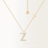 Collier Initiale Z en or jaune