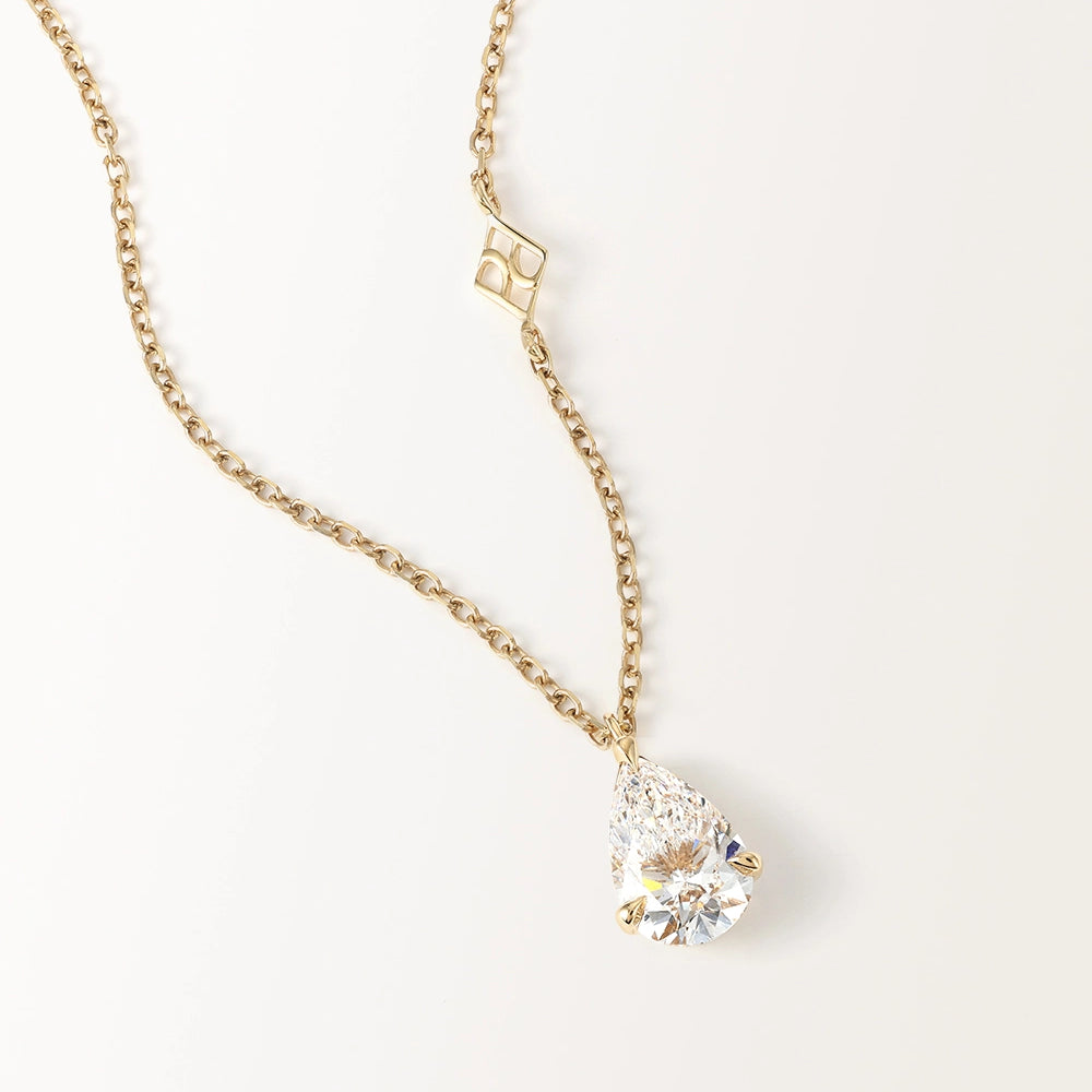 Collier Gaia 1 carat en or jaune
