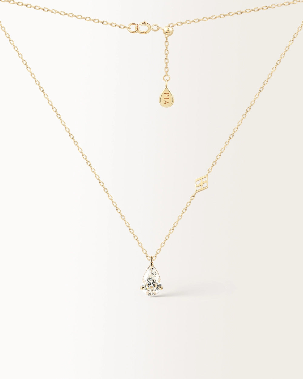 Collier Gaia 1 carat en or jaune
