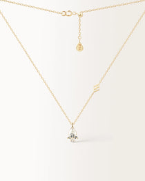 Collier Gaia 1 carat en or jaune