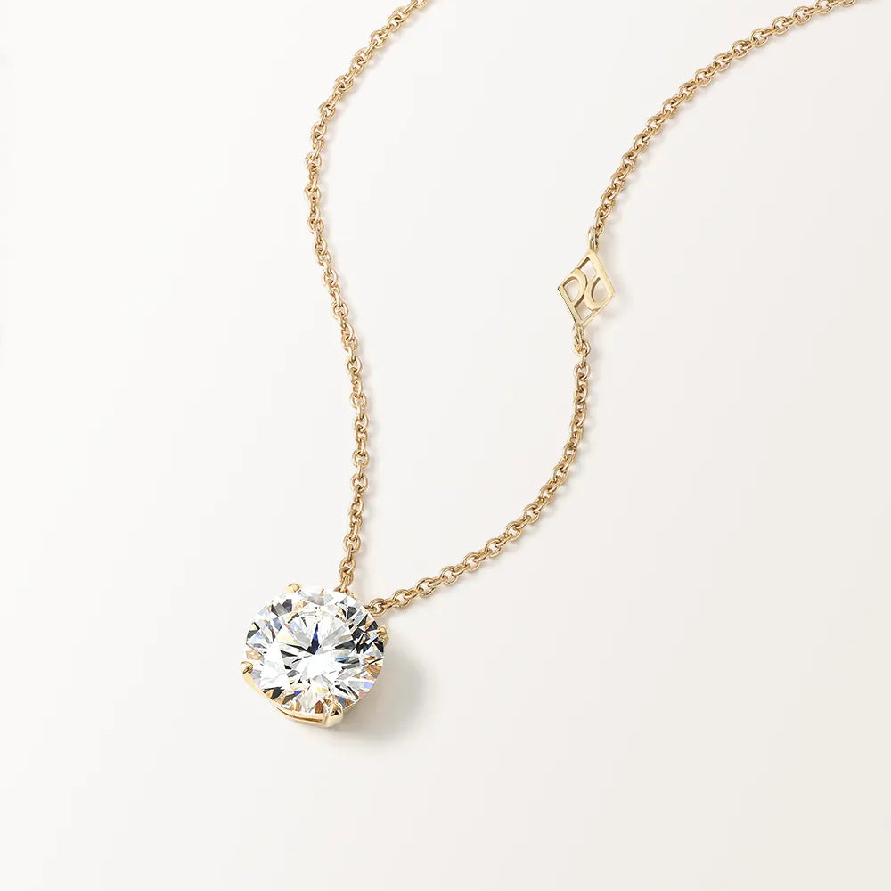 Collier Infini 2 carats Or Jaune