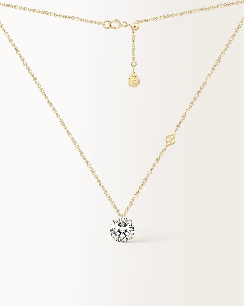 Collier Infini 2 carats Or Jaune