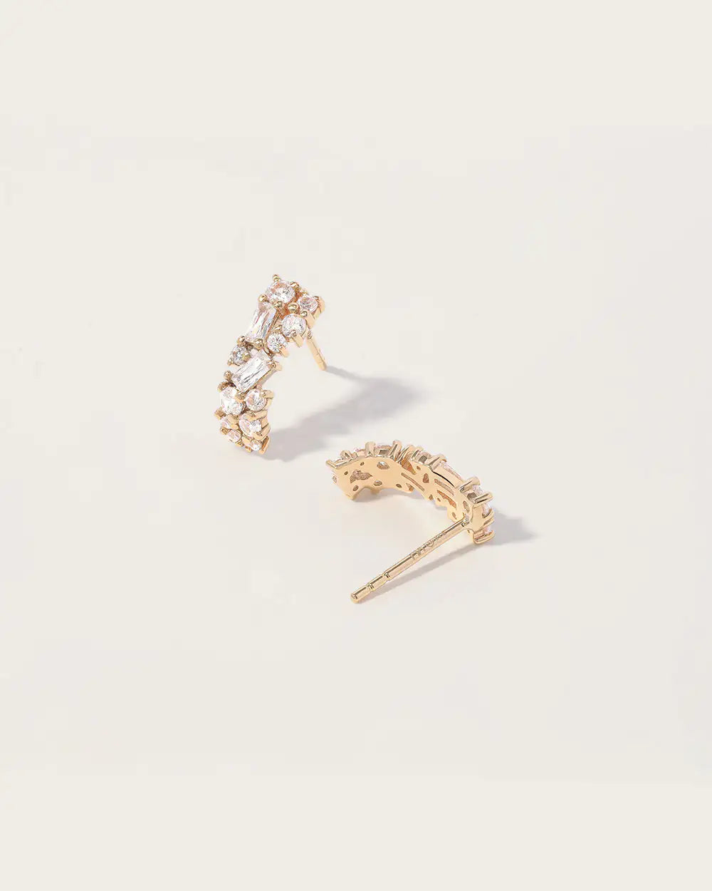 Boucles d'oreilles Ophelie en or jaune
