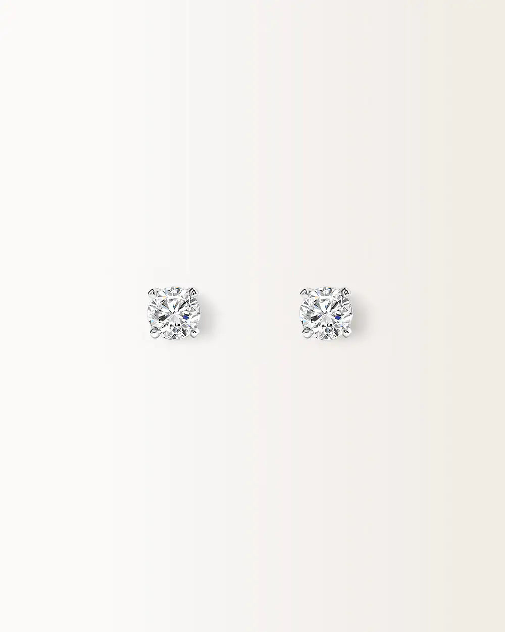 Boucles d'oreilles Infini 0.60 carat en or blanc