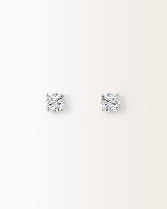 Boucles d'oreilles Infini 1 carat en or blanc