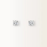 Boucles d'oreilles Infini 1 carat en or blanc