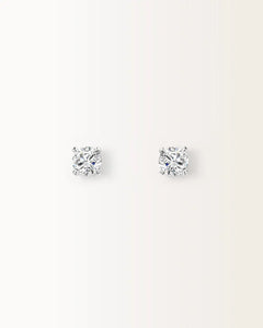 Boucles d'oreilles Infini 1 carat en or blanc