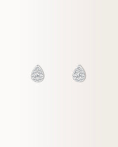Boucles d'oreilles Bagatelle en or blanc et  Diamant laboratoire