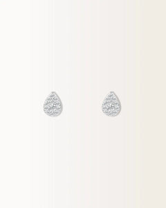 Boucles d'oreilles Bagatelle en or blanc et  Diamant laboratoire