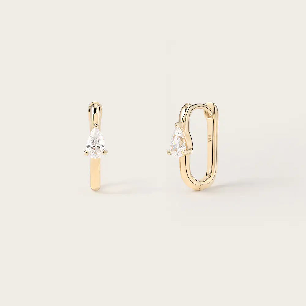 Boucles d'oreilles Alix en Or Jaune