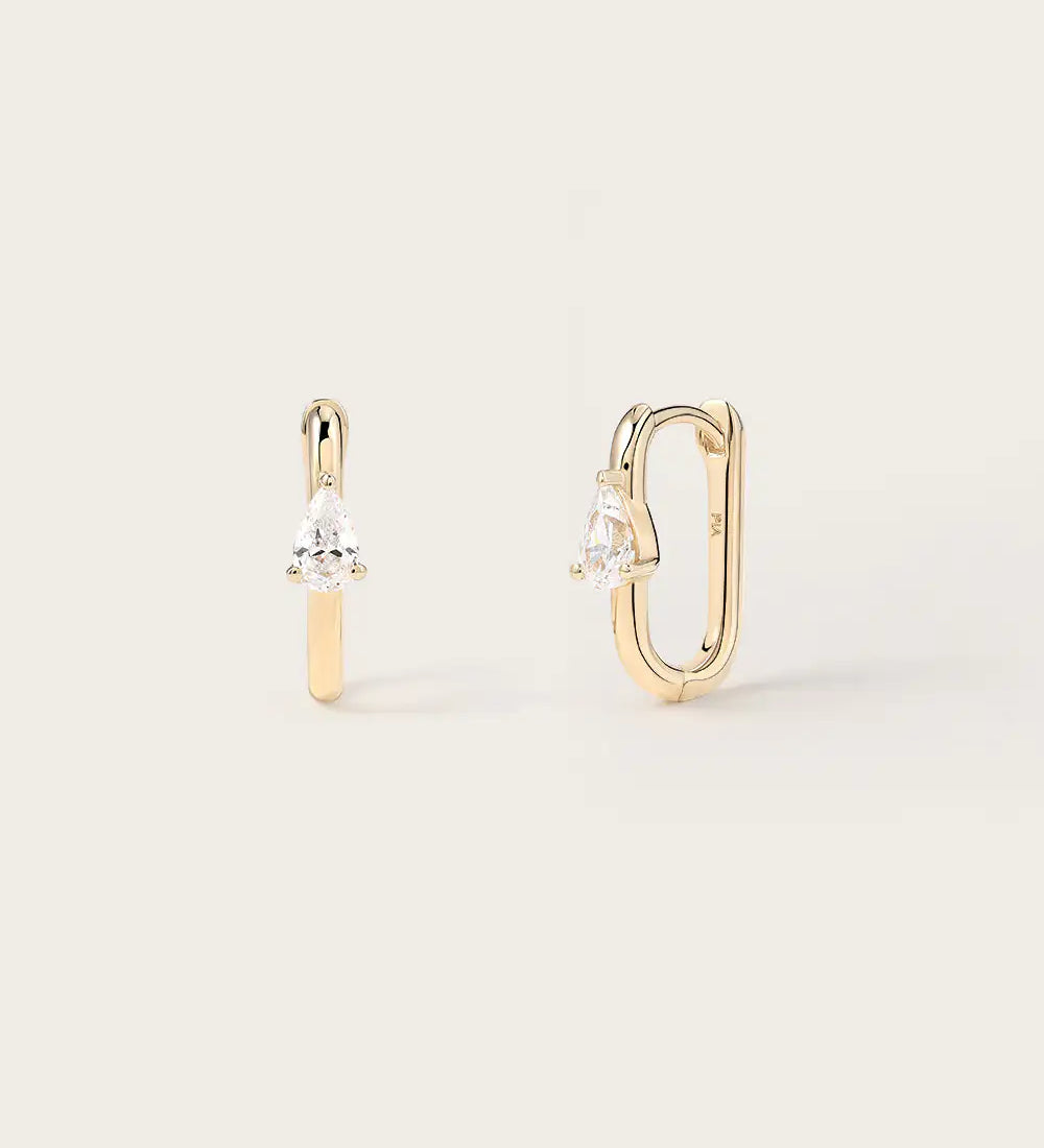 Boucles d'oreilles Alix en Or Jaune