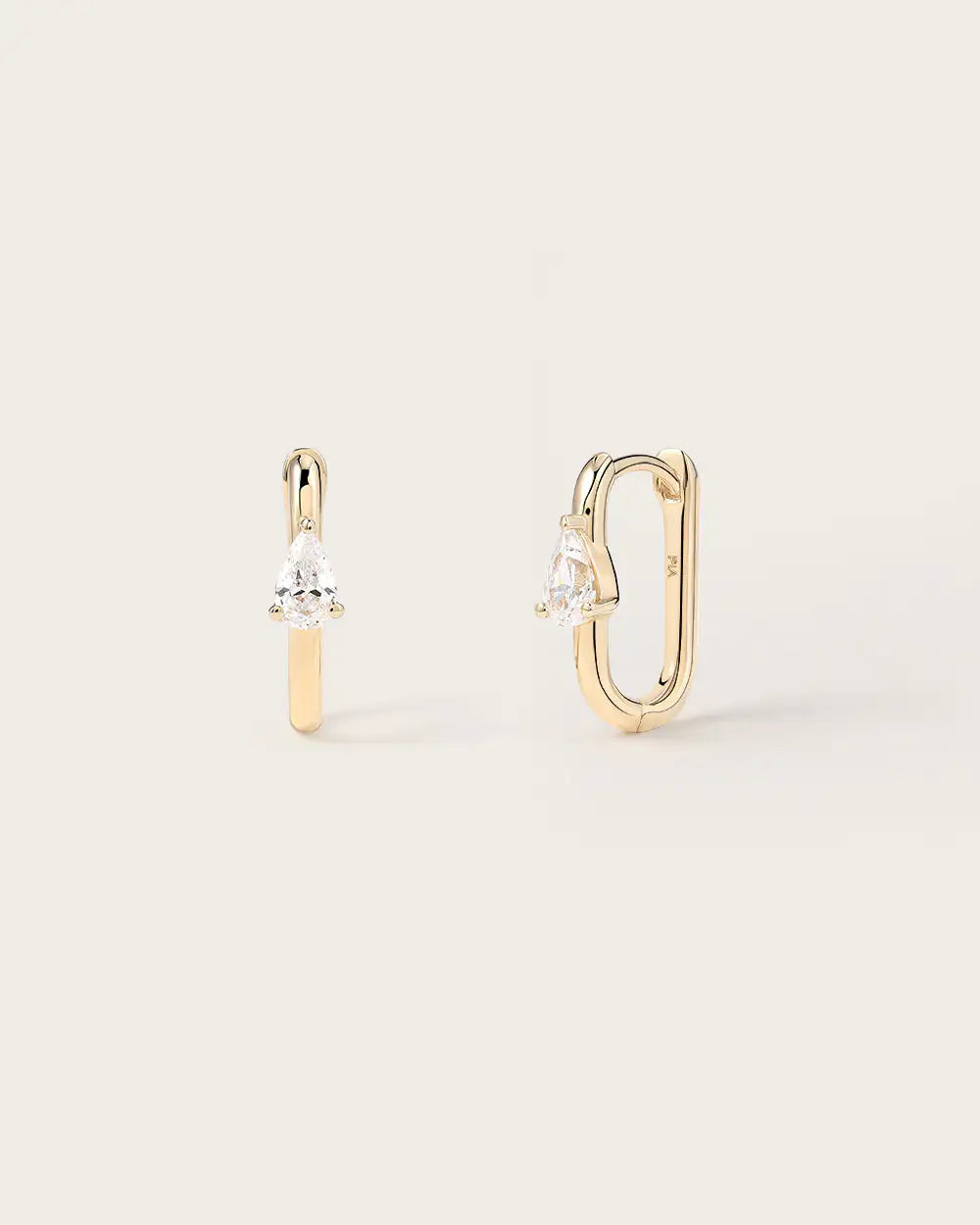 Boucles d'oreilles Alix en Or Jaune
