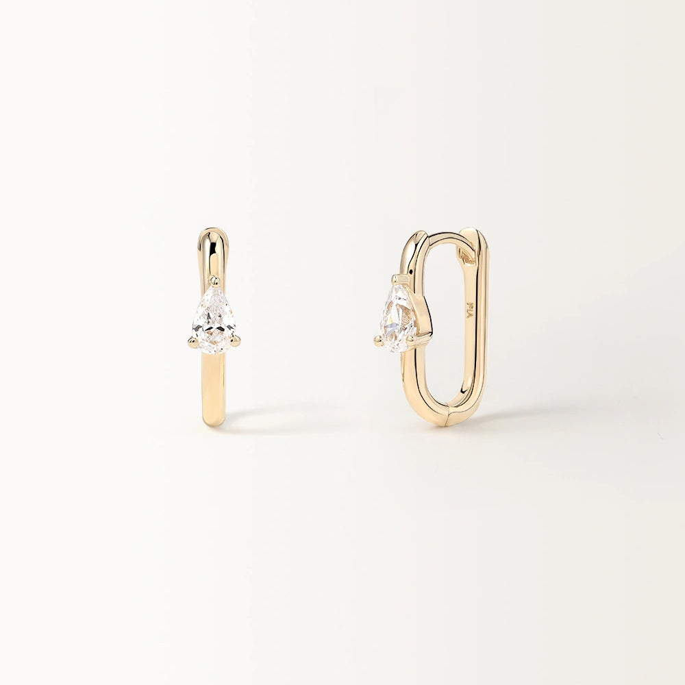 Boucles d'oreilles Alix en Or Jaune