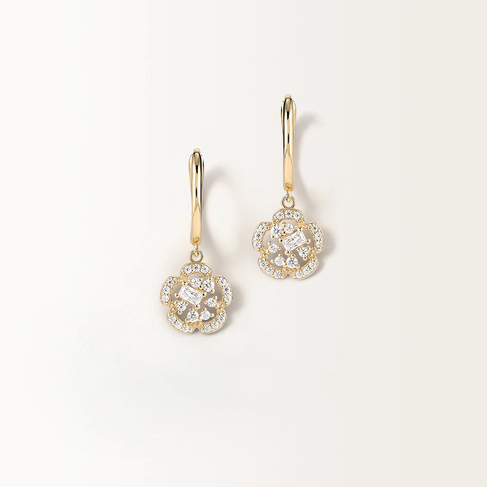 Boucles d'oreilles Fiori en or jaune