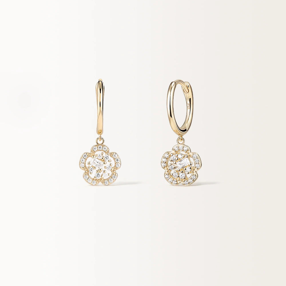 Boucles d'oreilles Fiori en or jaune