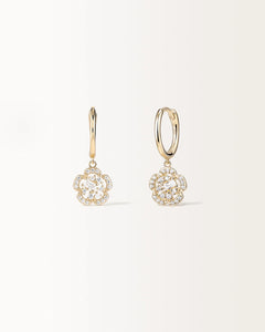 Boucles d'oreilles Fiori en or jaune