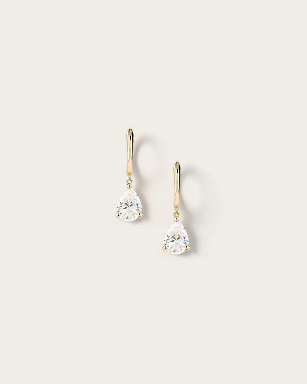 Boucles d'oreilles Rose en Or Jaune