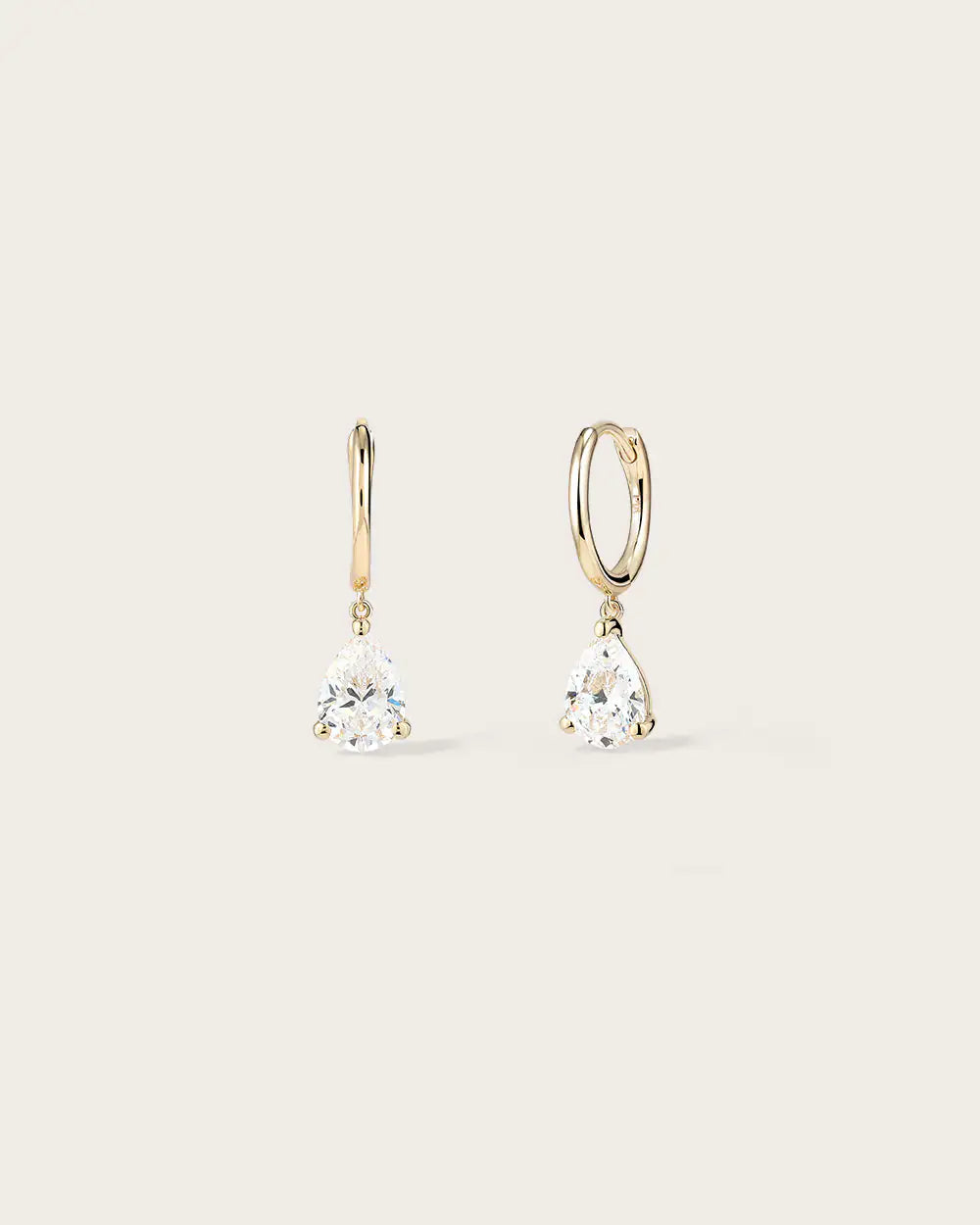 Boucles d'oreilles Rose en Or Jaune