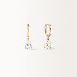Boucles d'oreilles Rose en Or Jaune
