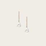 Boucles d'oreilles Poire en Or Jaune