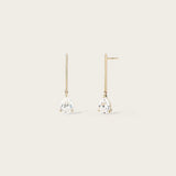 Boucles d'oreilles Poire en Or Jaune