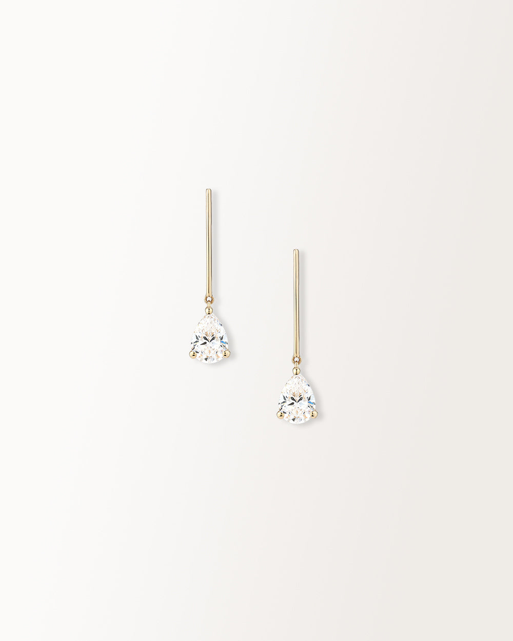 Boucles d'oreilles Poire en Or Jaune