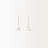 Boucles d'oreilles Poire en Or Jaune