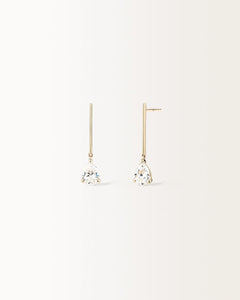 Boucles d'oreilles Poire en Or Jaune