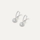 Boucles d'oreilles Céleste en Or Blanc