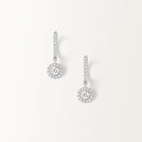 Boucles d'oreilles Céleste en Or Blanc