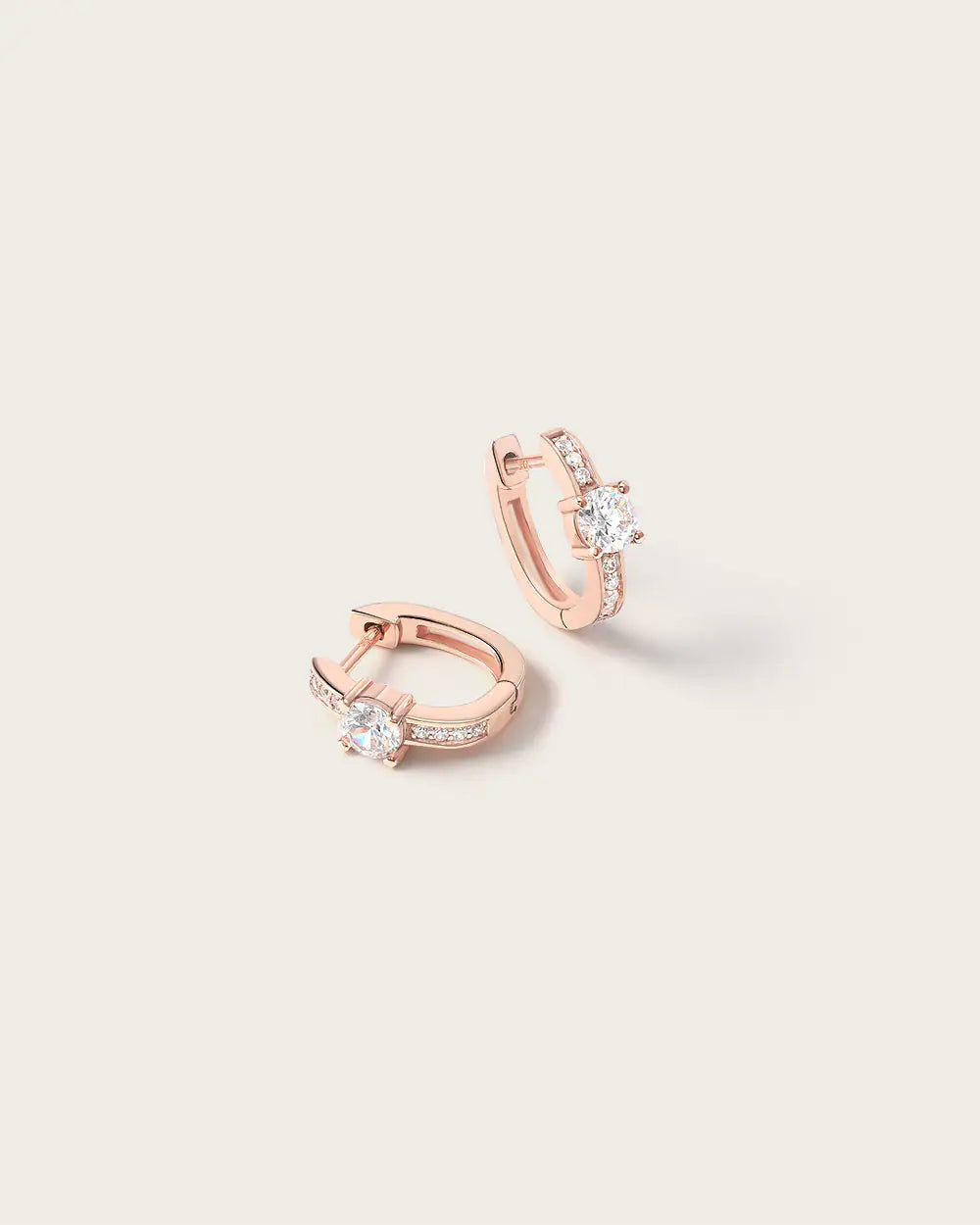 Boucles d'oreilles Cléa en Or Rose
