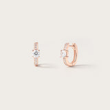 Boucles d'oreilles Cléa en Or Rose