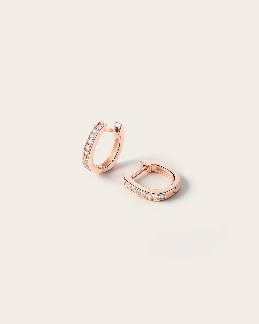 Boucles d'oreilles Elea en Or Rose