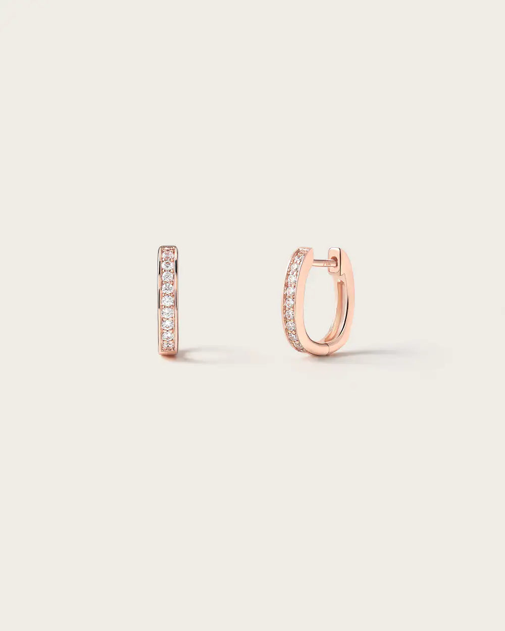 Boucles d'oreilles Elea en Or Rose