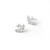 Boucles d'oreilles Grâce 0.84 carat en or blanc 