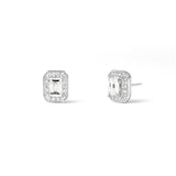 Boucles d'oreilles Oriane 1.564 carats en Or Blanc