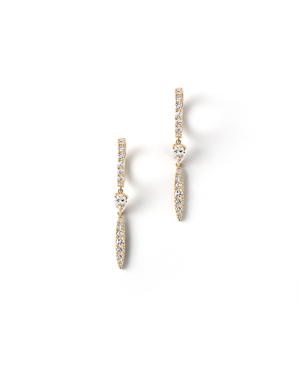 Boucles d'oreilles Leina 0.9 carat en Or Jaune