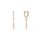 Boucles d'oreilles Leina 0.9 carat en Or Jaune