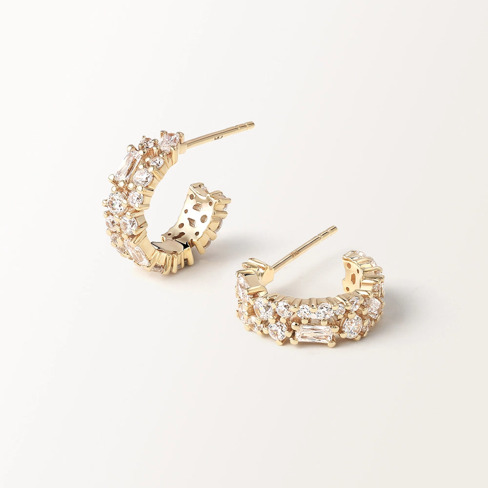 Boucles d'oreilles Ophélie Créoles