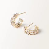Boucles d'oreilles Ophélie Créoles