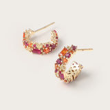 Boucles d'oreilles Ophélie Créole Rosée