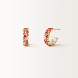 Boucles d'oreilles Ophélie Créole Rosée