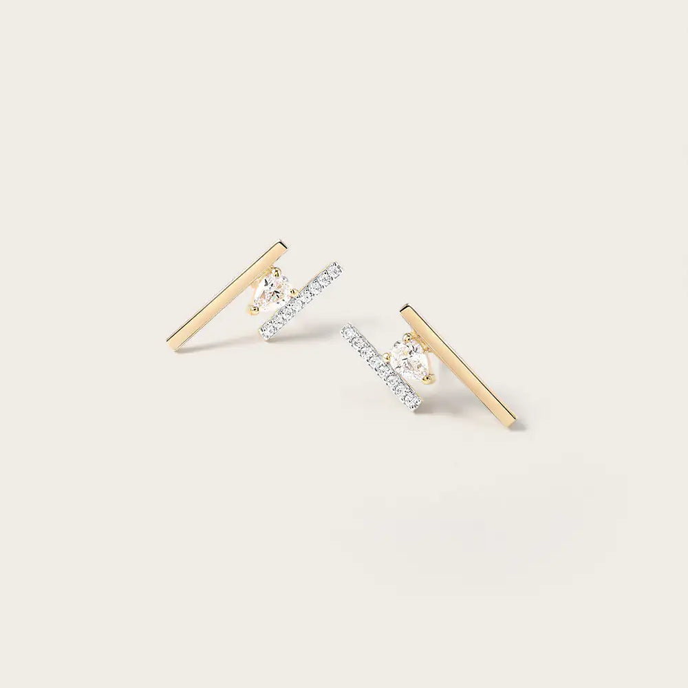 Boucles d'oreilles Elise en Or Jaune