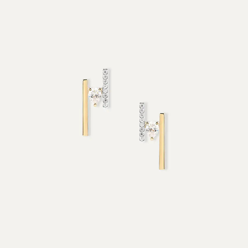 Boucles d'oreilles Elise en Or Jaune