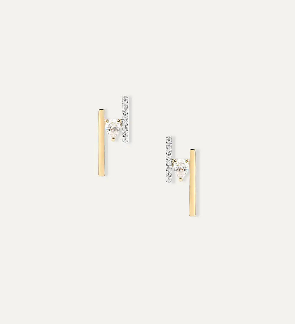 Boucles d'oreilles Elise en Or Jaune