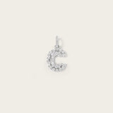 Lettre C Or Blanc