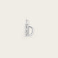 Lettre D en Or Blanc 