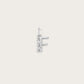 Lettre F en Or Blanc