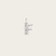 Lettre F en Or Blanc
