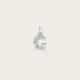 Lettre G en Or Blanc